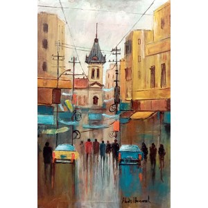 Abdul Hameed, 12 x 18 inch, Acrylic on Canvas, AC-ADHD-192